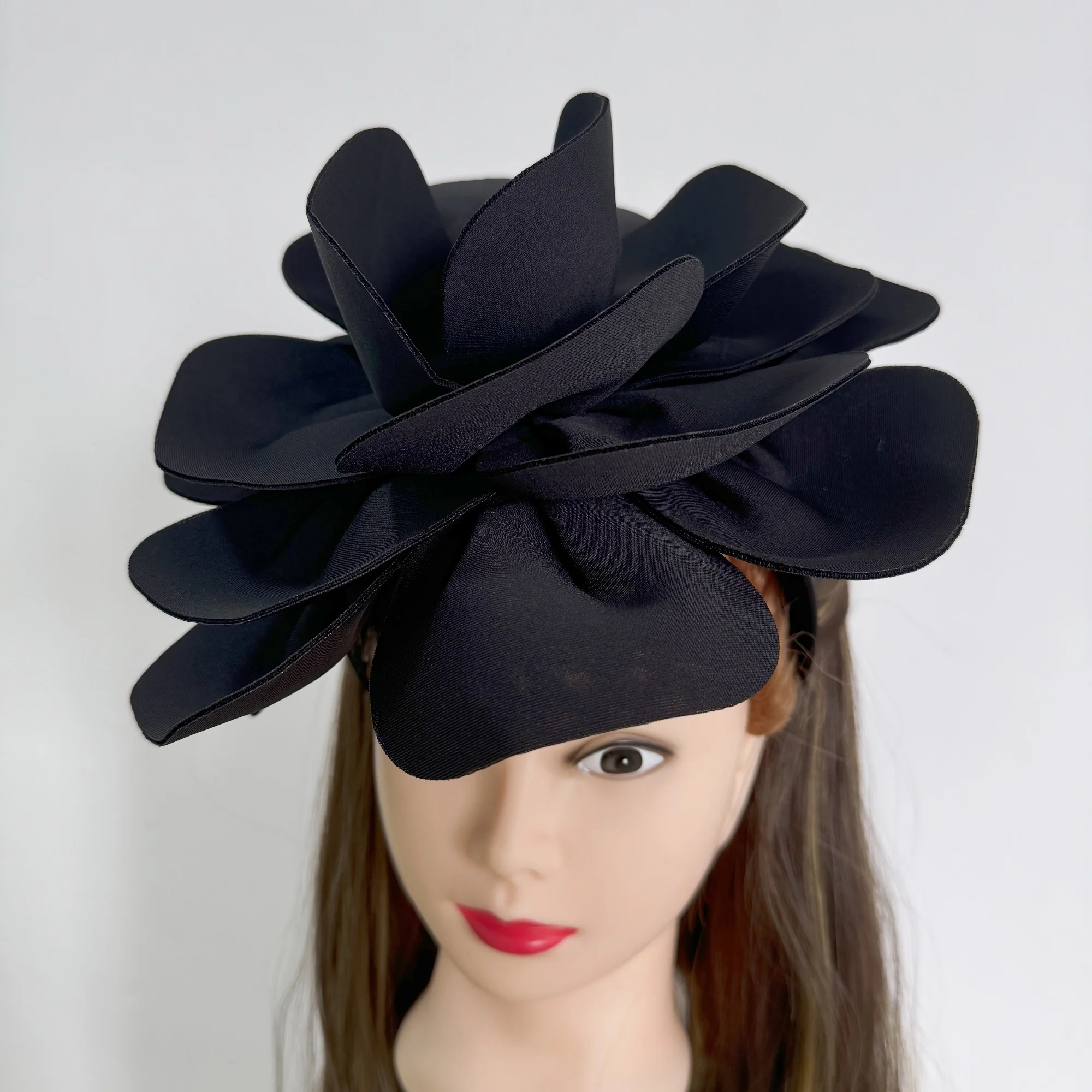 1PC 11inch Large Flower Headbands for Women Hair Flower Hairbands Hairhoops Headwear Girls Women Dinner Party Hair Accessories