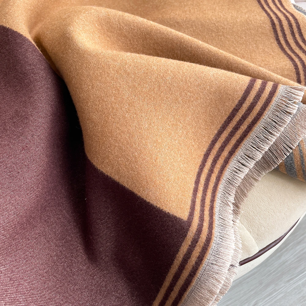 New Luxury Winter Scarf Women Cashmere Warm Pashmina Brand Foulard Female Shawls Wraps Thick Soft Bufanda Poncho Scarves Hijab
