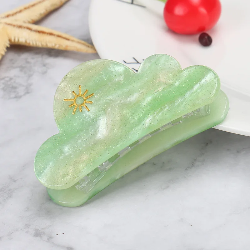 New Ramadan Dreamy Cloud Hair Clip with Cloud Hair Clipper Acrylic Headpiece and Back of Head Hair Clipper