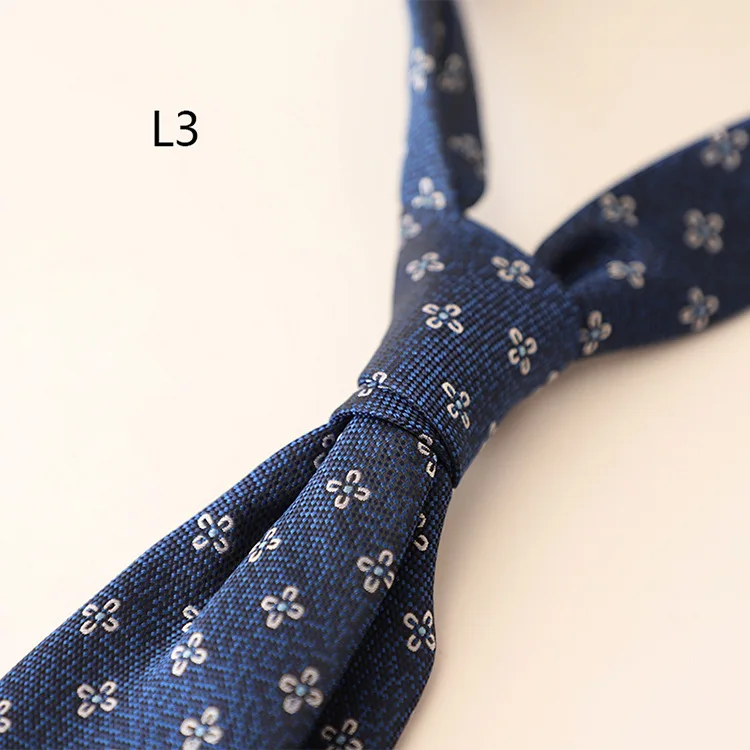 2025 New Korean Formal Silk Neckties Business Mens Floral Neck Tie Anchor Dots 8cm Ties Wedding Party Banquet Accessories Cravat