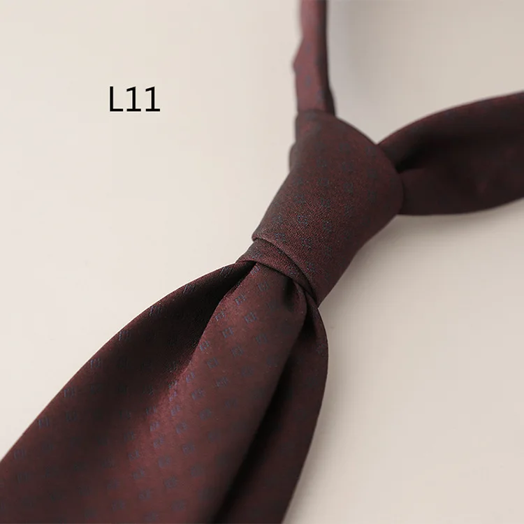 2025 New Korean Formal Silk Neckties Business Mens Floral Neck Tie Anchor Dots 8cm Ties Wedding Party Banquet Accessories Cravat