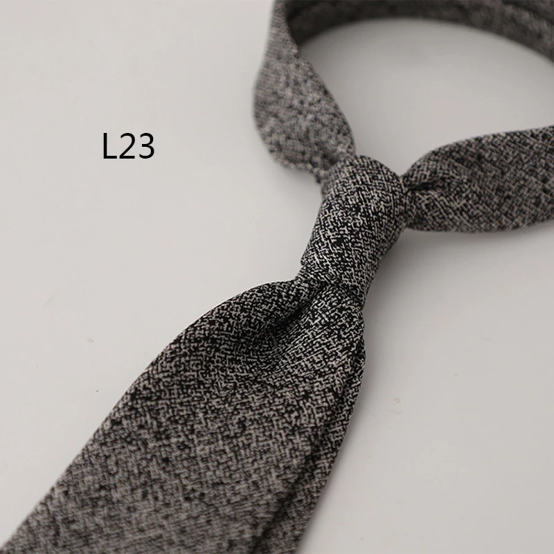 2025 New Korean Formal Silk Neckties Business Mens Floral Neck Tie Anchor Dots 8cm Ties Wedding Party Banquet Accessories Cravat