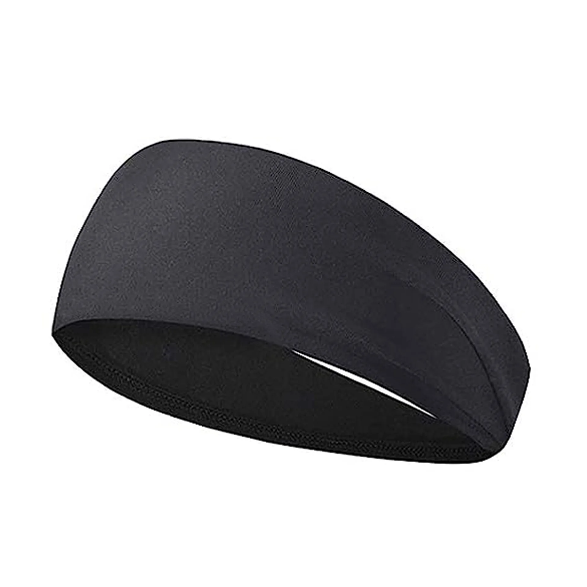 1/2Pcs Sports Headband for Men Fitness Sports Satin Head Band with Elasticity Yoga Sweat-Absorbent Headbands for Women and Men