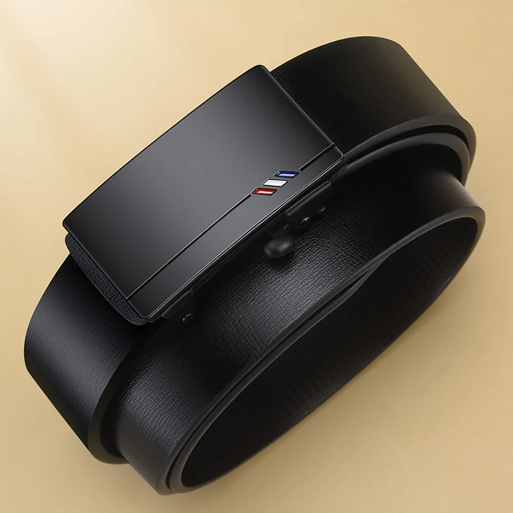 Fashionable Men's Alloy Automatic Buckle Belt With Men's Business Suit Pants Belt High-quality Casual Men's Belt