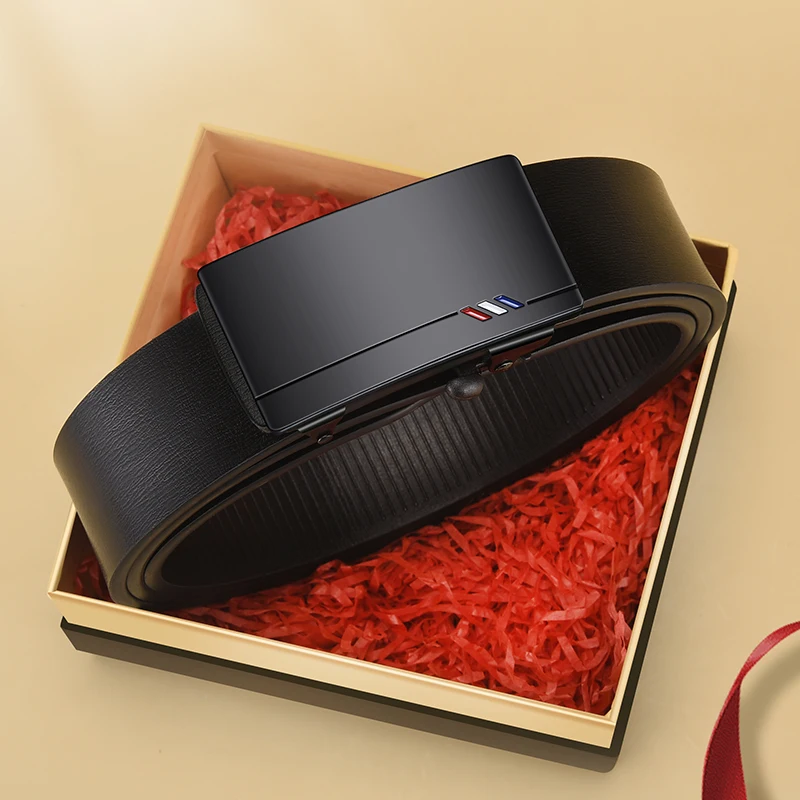 Fashionable Men's Alloy Automatic Buckle Belt With Men's Business Suit Pants Belt High-quality Casual Men's Belt