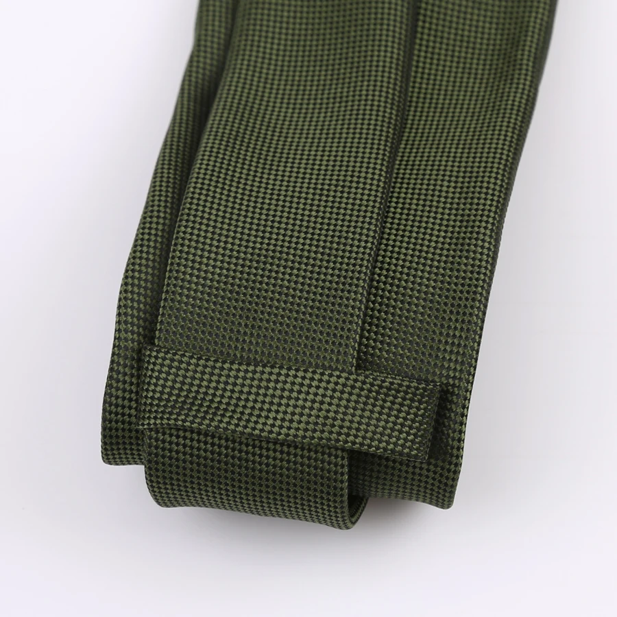 New 8CM Mens Necktie Solid Color Ties For Man Groom Jacquard Woven Neck Tie For Men Business Wedding Party