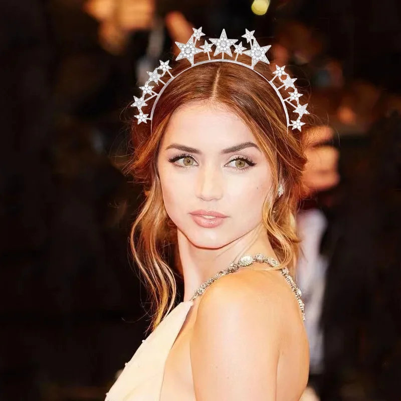 1pcs Flower Crown Headband For Women Mardi Gras Light Up Tiara Crown for Wedding Beach Party Birthday Halloween Christmas