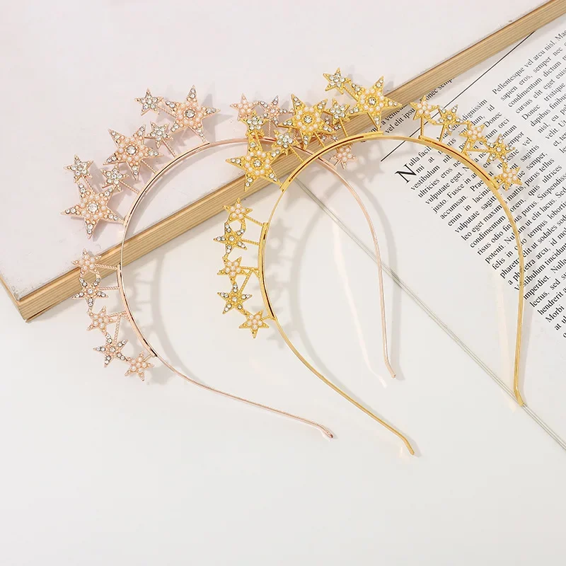 1pcs Flower Crown Headband For Women Mardi Gras Light Up Tiara Crown for Wedding Beach Party Birthday Halloween Christmas