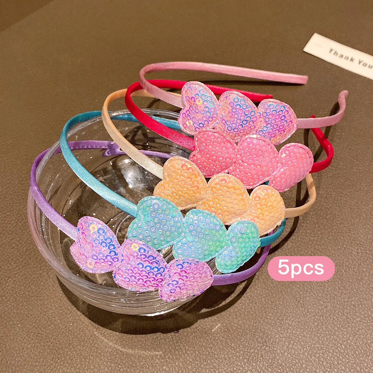 5 Love Hair Hoops Sweet Wind Cute Hair Clips Suitable for Daily Use Hair Accessories