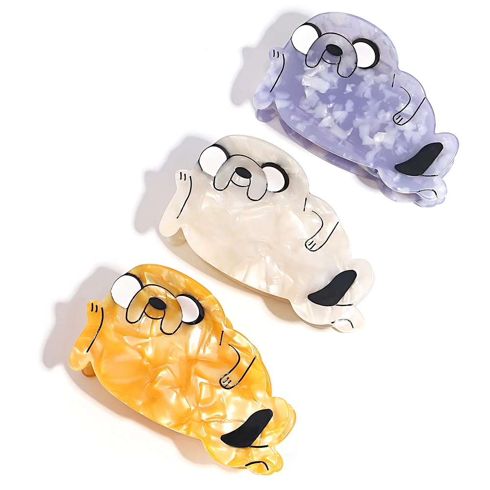 AENSOA Original Niche Cartoon Hairpin Cute Sea Lion Small Animal Claw Clip Advanced Acetic Acid Acrylic Headdress For Women