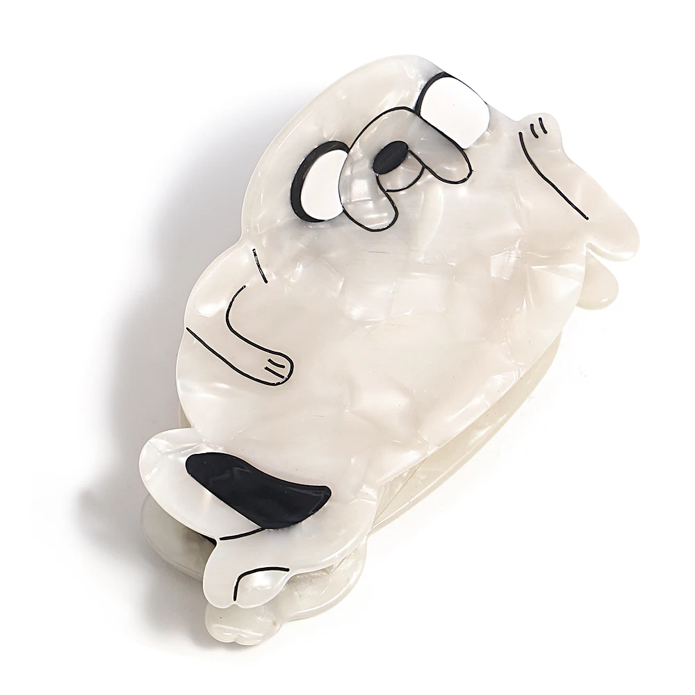 AENSOA Original Niche Cartoon Hairpin Cute Sea Lion Small Animal Claw Clip Advanced Acetic Acid Acrylic Headdress For Women