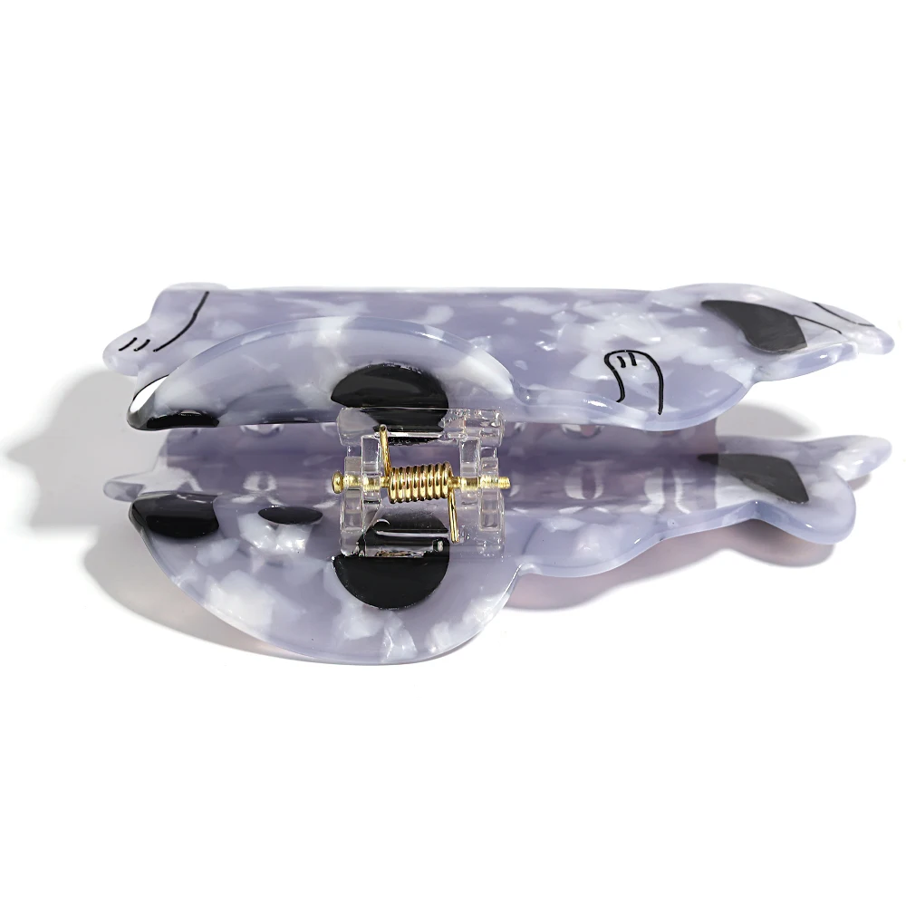 AENSOA Original Niche Cartoon Hairpin Cute Sea Lion Small Animal Claw Clip Advanced Acetic Acid Acrylic Headdress For Women