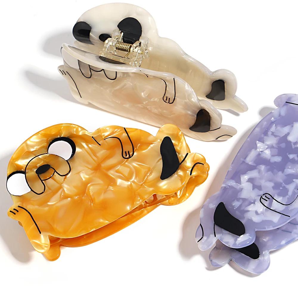 AENSOA Original Niche Cartoon Hairpin Cute Sea Lion Small Animal Claw Clip Advanced Acetic Acid Acrylic Headdress For Women