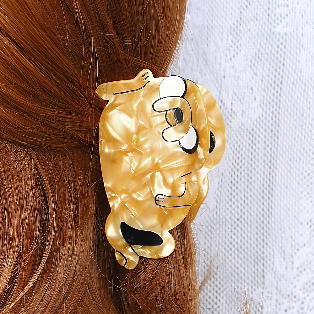 AENSOA Original Niche Cartoon Hairpin Cute Sea Lion Small Animal Claw Clip Advanced Acetic Acid Acrylic Headdress For Women