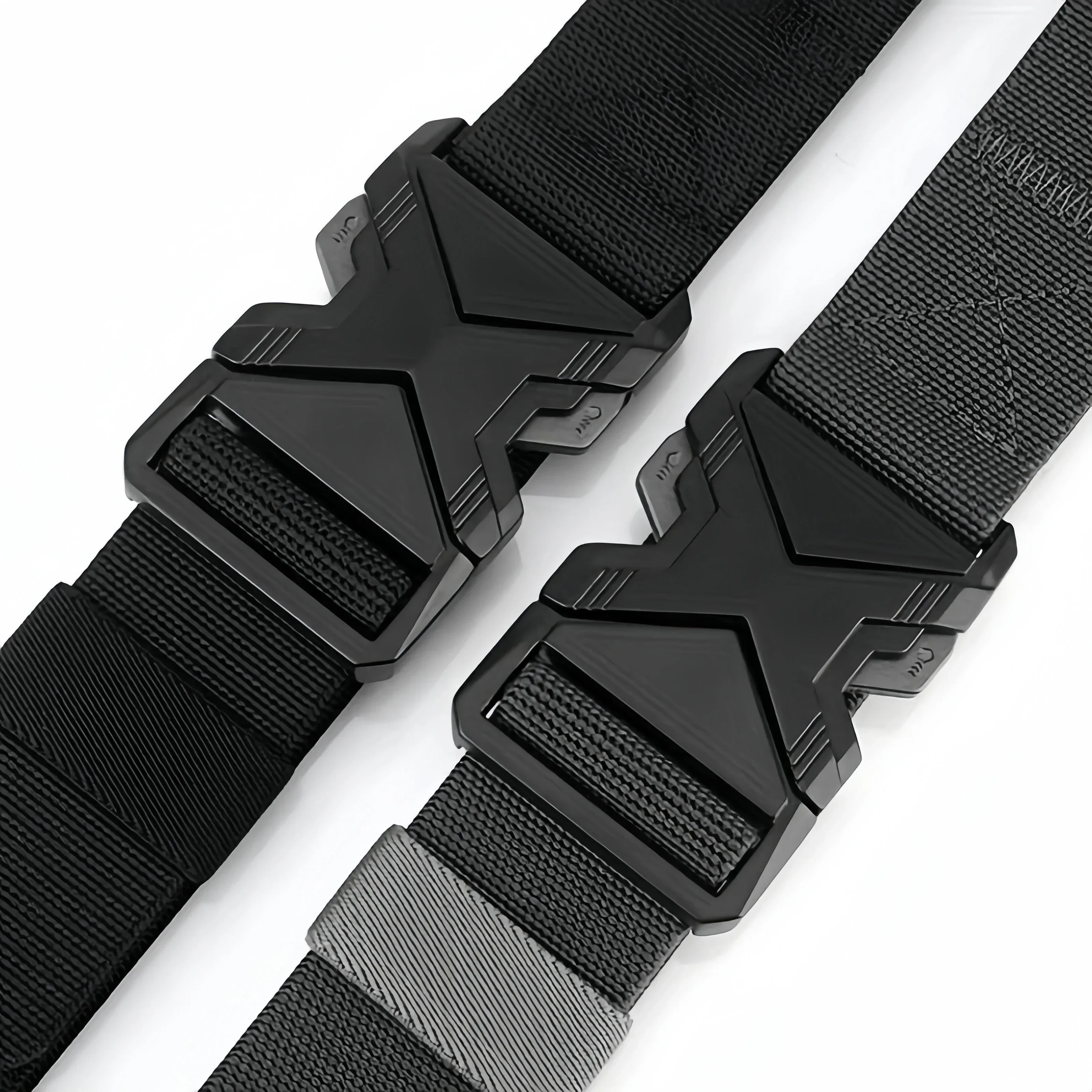 New Quick Release Pluggable Buckle Sports Belt Breathable ElasticMen Belts For Men Elastic Pants Belt
