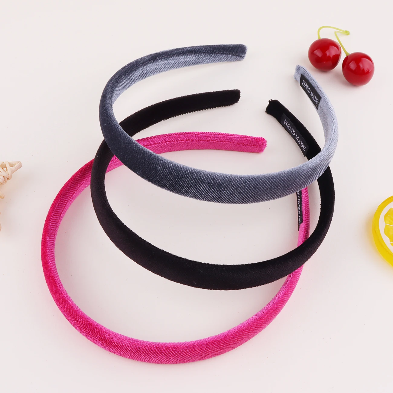 1.5cm Velvet Headbands for Women Soft Hairbands Fashion No Slip Headband for Girls Candy Color DIY Hair Accessories