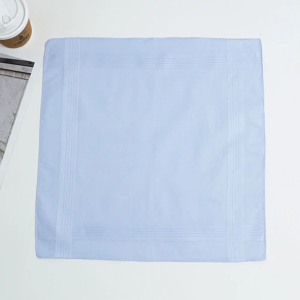 5 Packs of Mixed Colors, Unisex Pure Cotton Handkerchiefs, Cotton Yarn-Dyed Handkerchiefs, Wedding Men and Women, Souvenir Supplies, Party Table Mats