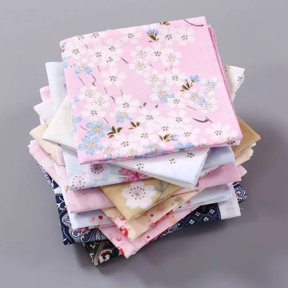 6pcs Women's Antique Old-fashioned Pure Cotton Water-absorbing Sweat-wiping Handkerchief Thin Printed Cotton Hand Towel Square