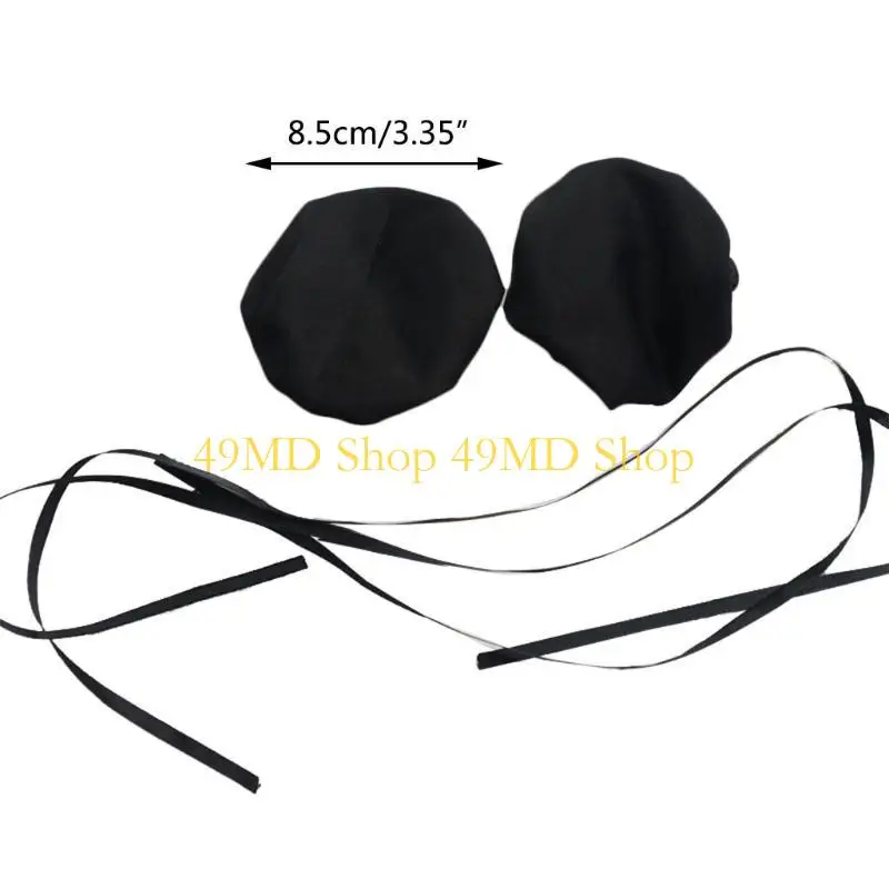 49MD Chunli Hair Bun Covers Headwear Hair Hoop Handmade Cosplay Accessories Chun Cosplay Women's Superior Street Figh