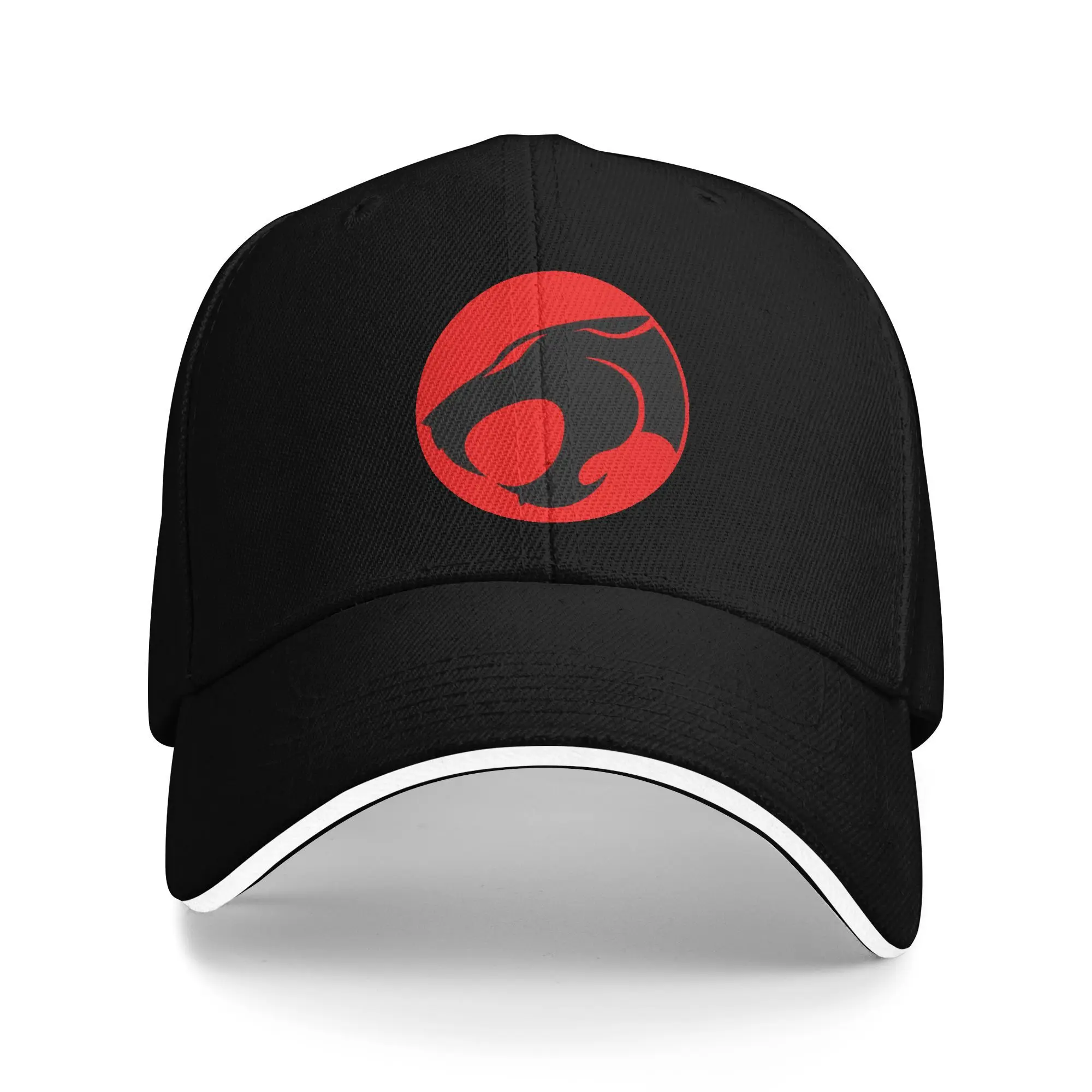 Anime Cartoon Logo 80s Cool Lion Baseball Caps Retro Thundercats Sandwich Caps Unisex Polyester Hats Cap Sport