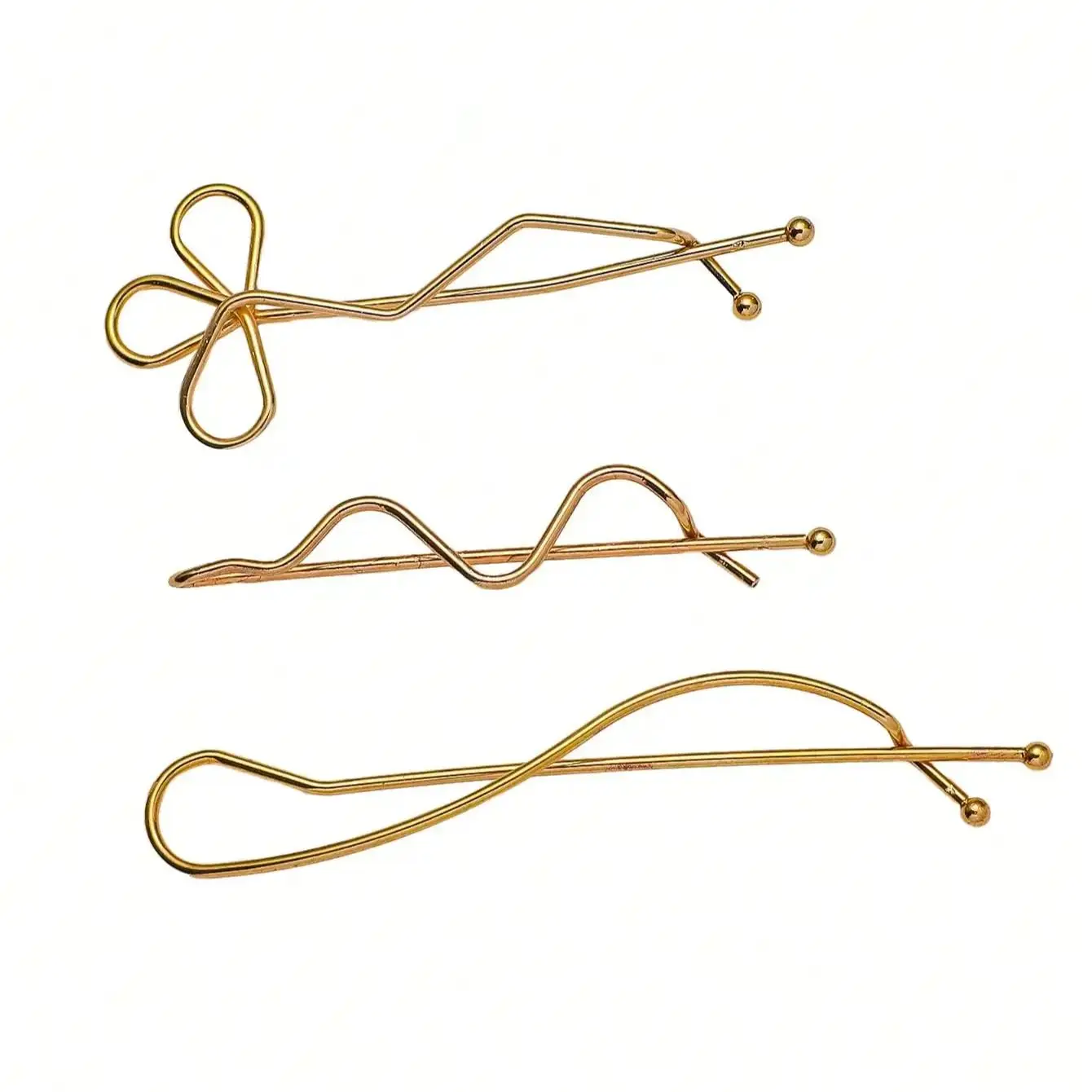 Alloy simple hair edge clip Twist clip hair accessories suitable for date shopping