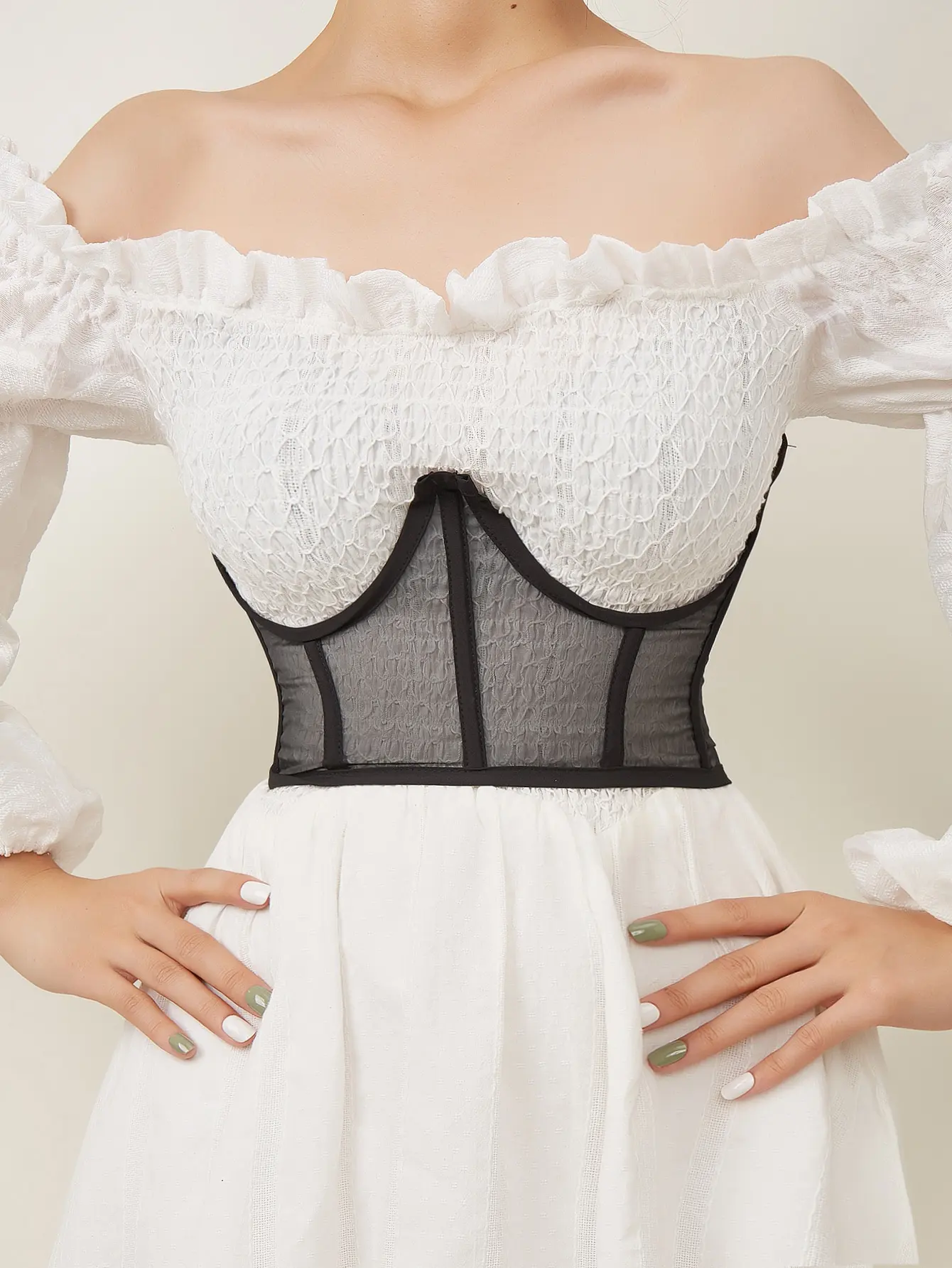 HERSHINE 1-Piece Women's Sexy Shaping Waist Belt, Alluring Bust-Enhancing Wide Waist Belt, Dress Accessory，spring，summer