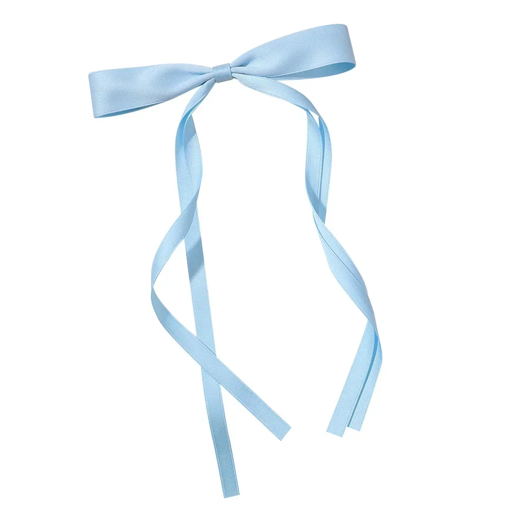 2pcs Cute Ribbon Bow Headband Long Tassel Hair Clip Women's Hair Accessories Girls Party Headwear Side Clips Wholesale
