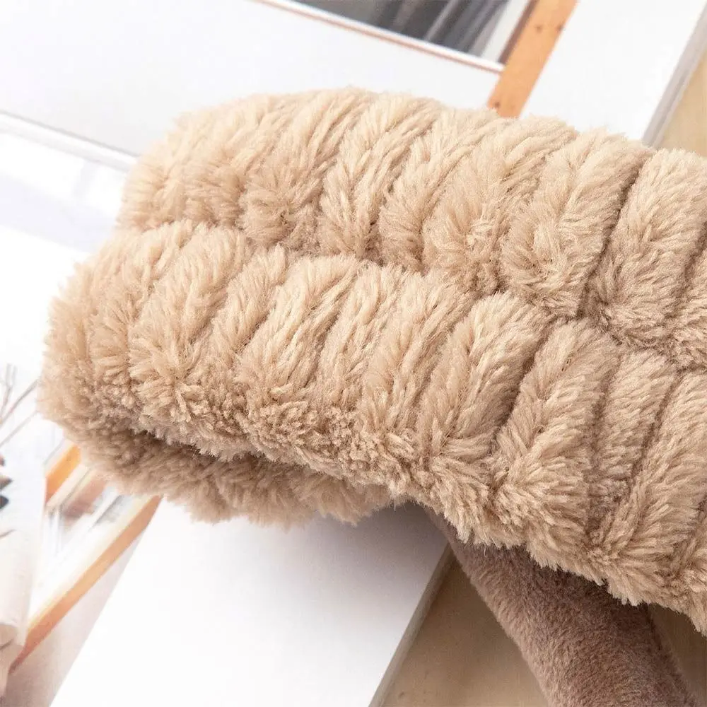 Women Coral Fleece Cartoon Snail Headband Make up Elastic Spa Hairband Skin Care Face Wash Hairband Women Girl