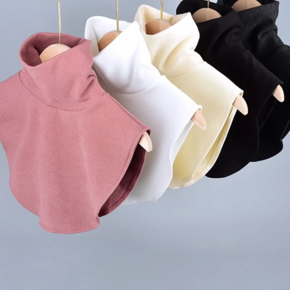 Scarves Wraps Fake Collar Detachable High Elastic False Collar Neck Cover Warmer Fashion Turtleneck Autumn Winter