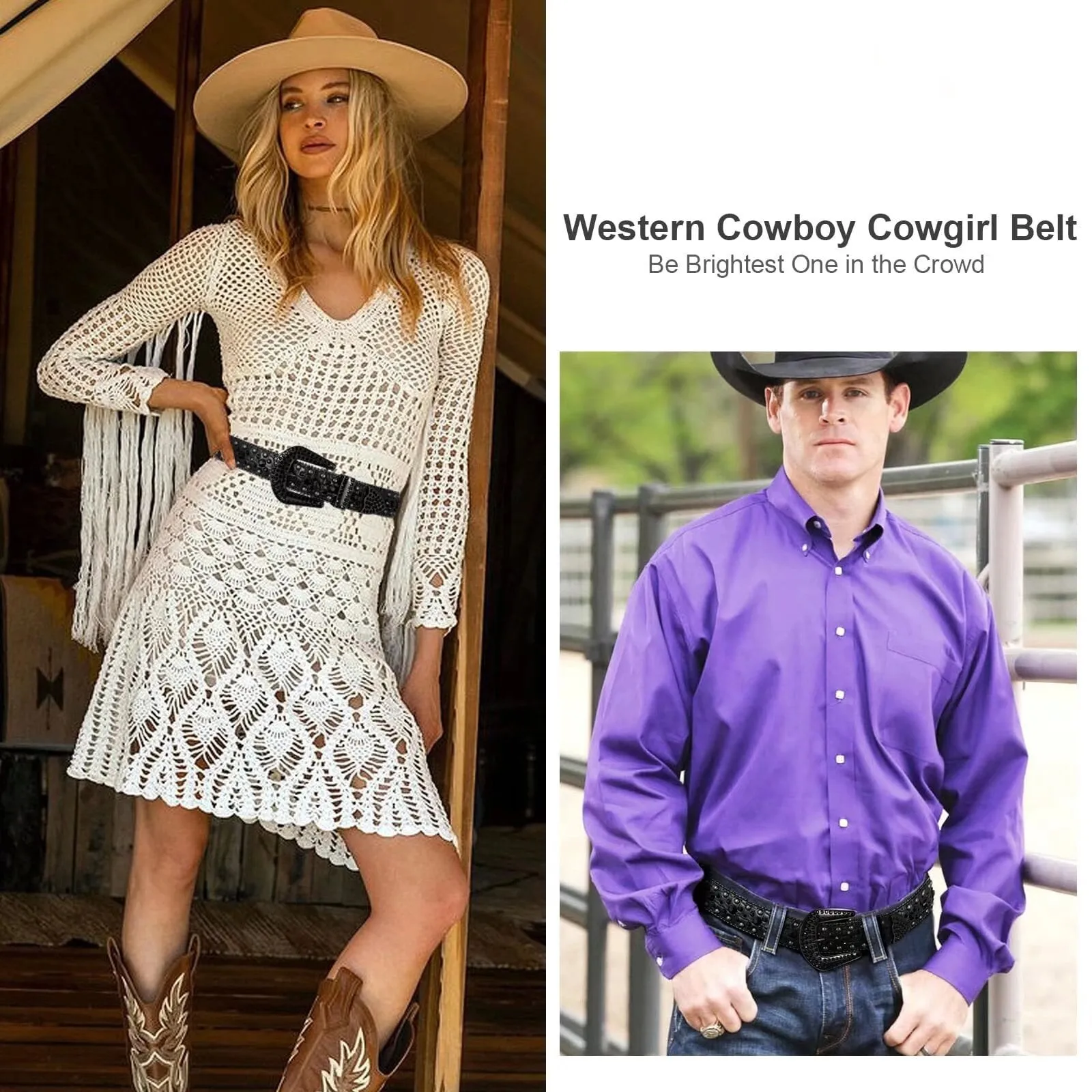 Women Rhinestone Western Belt for Jeans Bling Studded Leather Cowgirl Cowboy Belts BB Wasit Diamond Belt