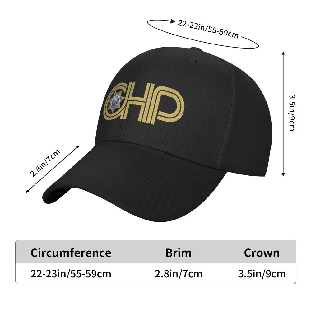 CHP California Highway Patrol Lightweight Caps Women Sports Caps Men's Baseball Cap