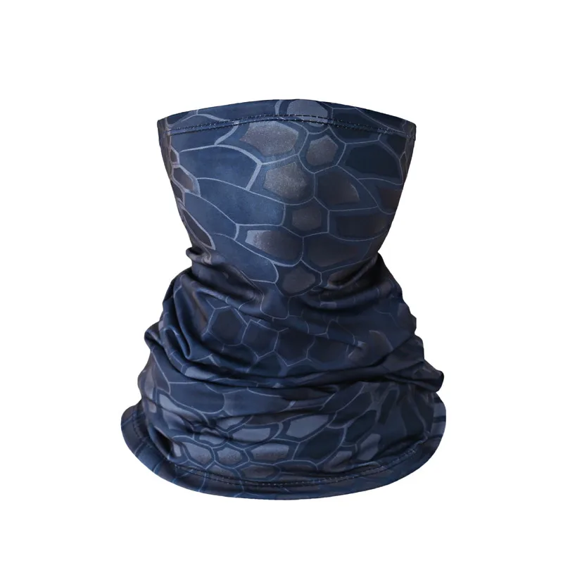 Women Men Ice Silk Face Cover Neck Tube Outdoor Sports Bandana Scarf Breathable Hiking Scarf Neck Gaiter Camo Army Bandana