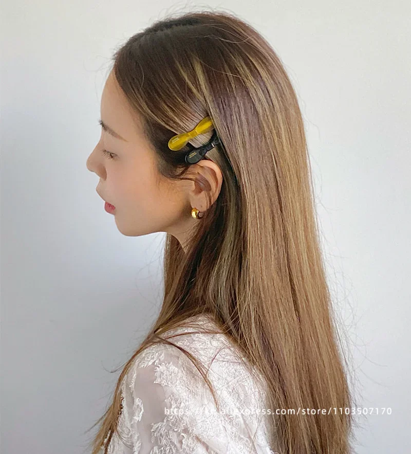 French mini small broken hair clip~Korean France bow duckbill clip top clip bangs clip side clip