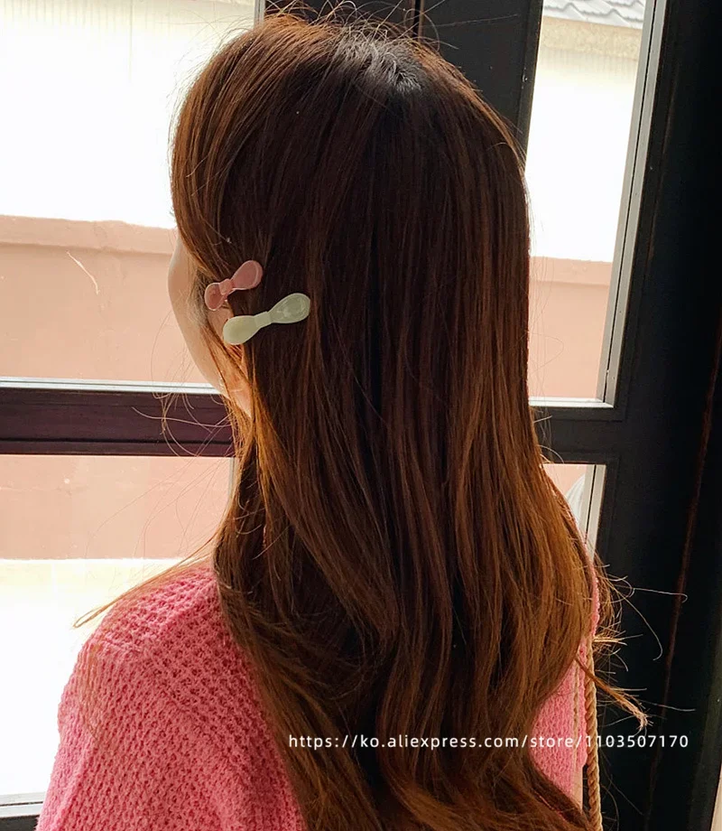 French mini small broken hair clip~Korean France bow duckbill clip top clip bangs clip side clip