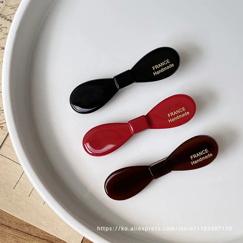 French mini small broken hair clip~Korean France bow duckbill clip top clip bangs clip side clip