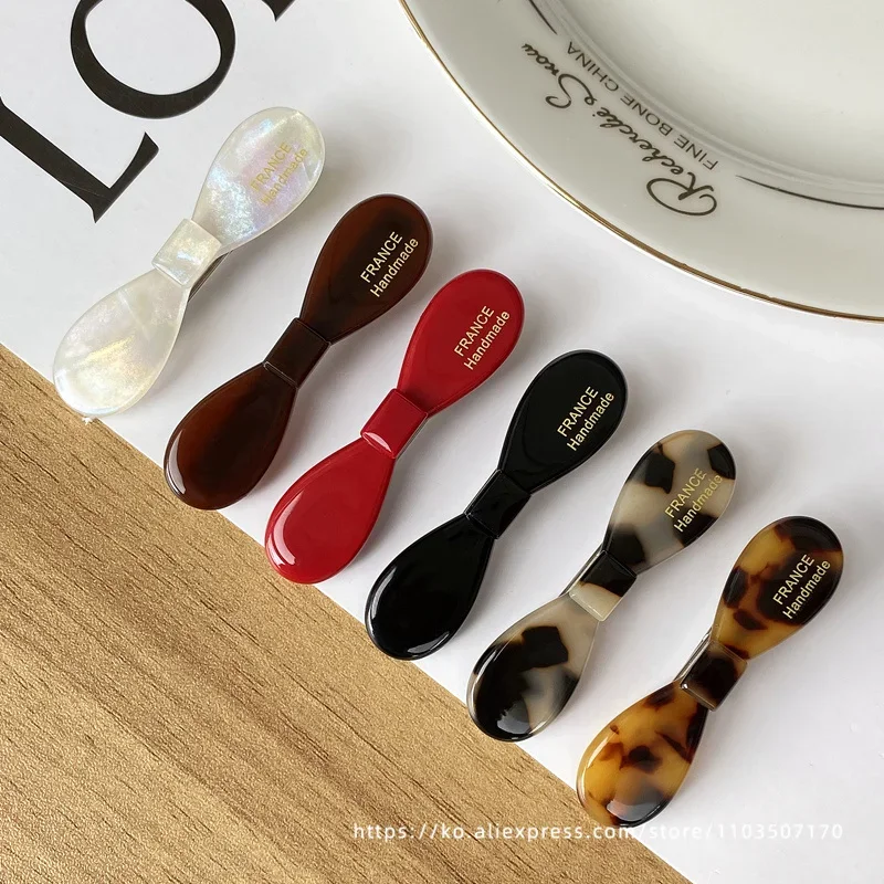 French mini small broken hair clip~Korean France bow duckbill clip top clip bangs clip side clip