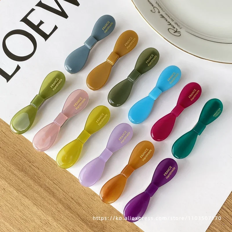 French mini small broken hair clip~Korean France bow duckbill clip top clip bangs clip side clip