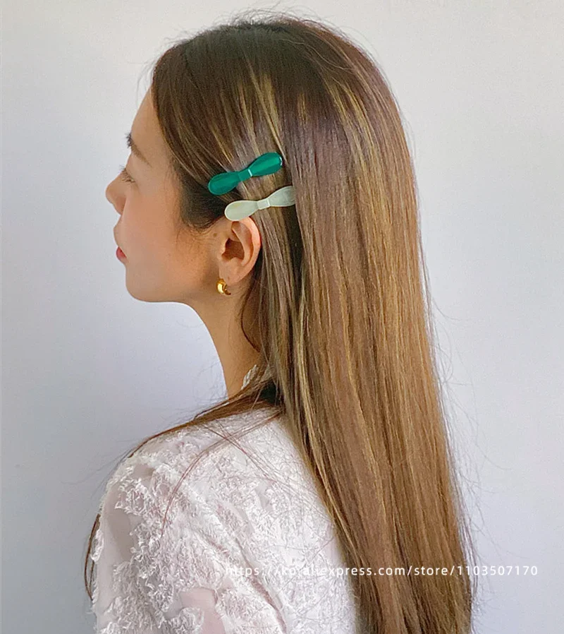 French mini small broken hair clip~Korean France bow duckbill clip top clip bangs clip side clip