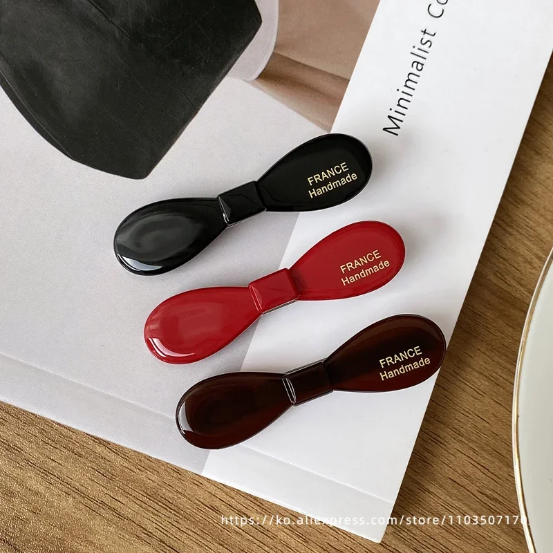 French mini small broken hair clip~Korean France bow duckbill clip top clip bangs clip side clip