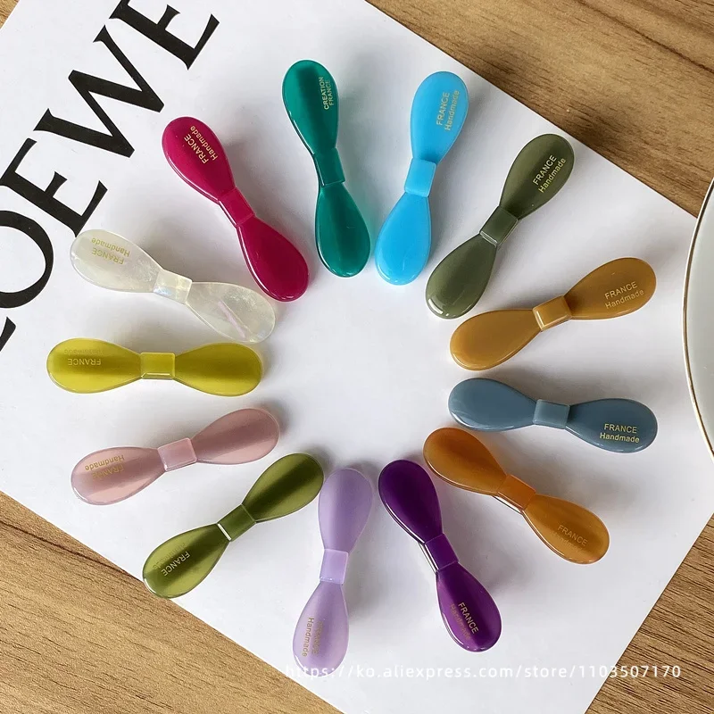 French mini small broken hair clip~Korean France bow duckbill clip top clip bangs clip side clip