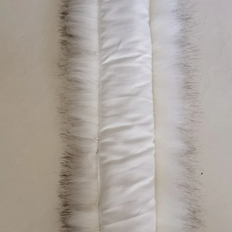 Winter Faux Fur Collars for Women Warm Raccoon Fur Scarf Hood Fur Shawl Decor Multicolor Fake Fur Scarf Plush Coat Fluffy Collar