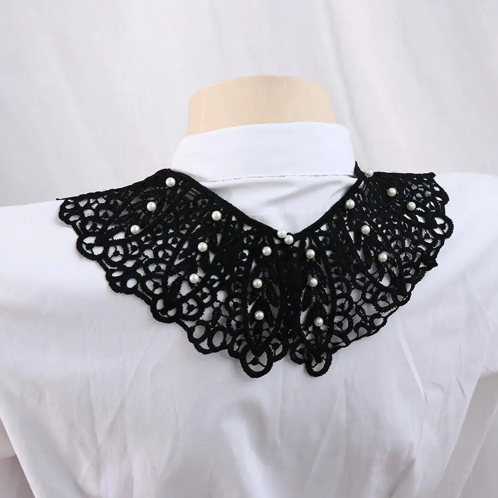 Doll Collar Lace Fake Collar Pearl Clothes Accessories Decoration Shirt Collar Dress Decorative Shoulder Detachable Shawl