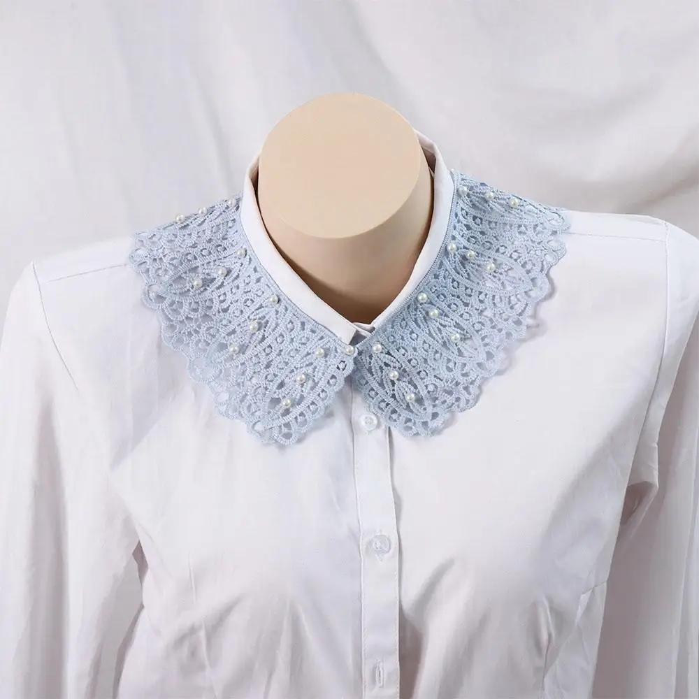 Doll Collar Lace Fake Collar Pearl Clothes Accessories Decoration Shirt Collar Dress Decorative Shoulder Detachable Shawl