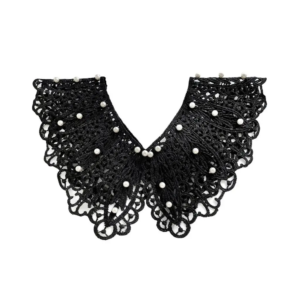 Doll Collar Lace Fake Collar Pearl Clothes Accessories Decoration Shirt Collar Dress Decorative Shoulder Detachable Shawl