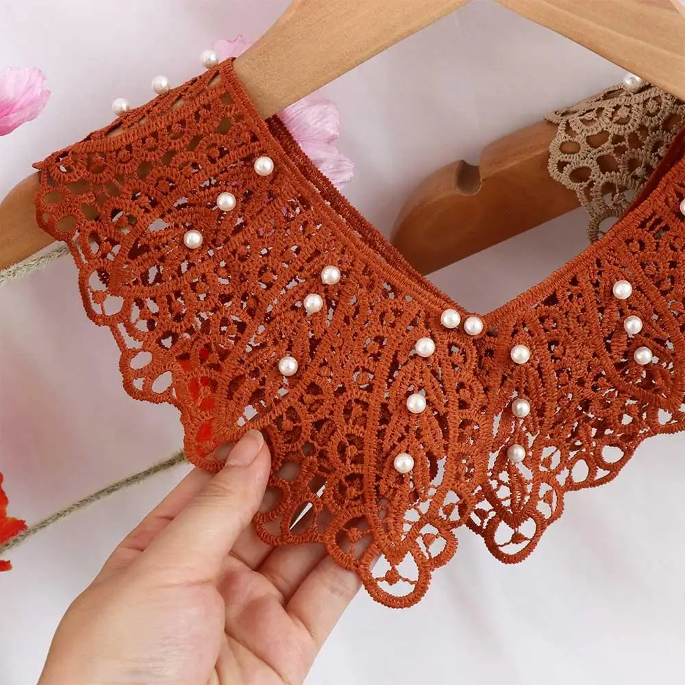 Doll Collar Lace Fake Collar Pearl Clothes Accessories Decoration Shirt Collar Dress Decorative Shoulder Detachable Shawl
