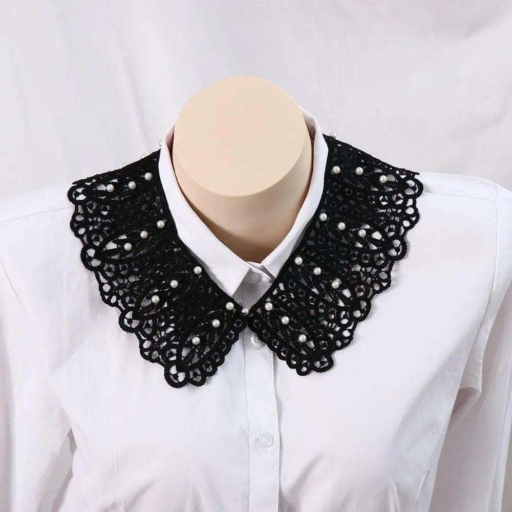 Doll Collar Lace Fake Collar Pearl Clothes Accessories Decoration Shirt Collar Dress Decorative Shoulder Detachable Shawl