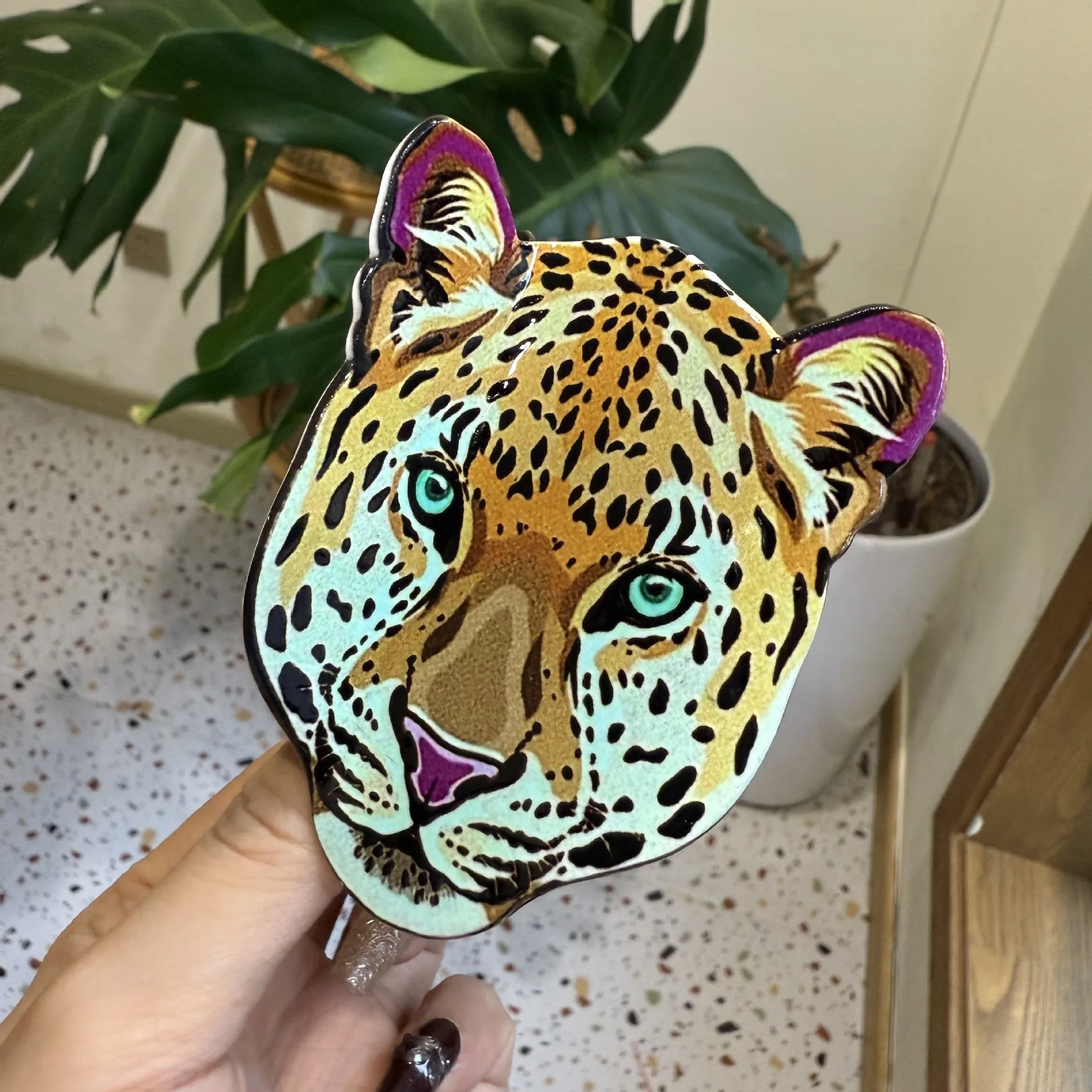 1/2pcs Autumn and winter animal hair clip, tiger, cheetah, shark clip, hair clip, back of the head, grab clip, hair accessory