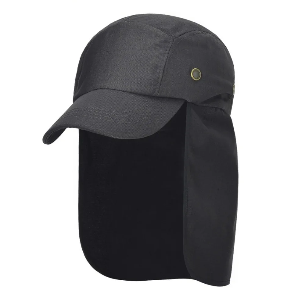 Summer Anti-UV Sun Hat With With Neck Protection Shawl Outdoor Mountaineering Fishing Baseball Cap Casual Peaked Cap For Travel
