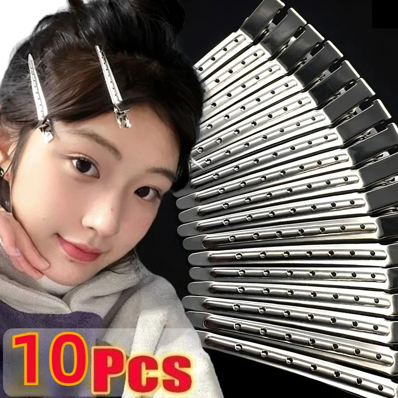 Woman Hair Care Clips Metal Steel Hairdressing Sectioning Clip Clamps Barber Hair Cut Use Styling Tools Hair Root Fluffy Hairpin