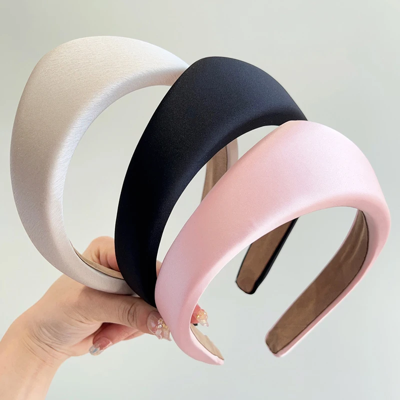 1pc Women Simple Velvet Hairband Anti Slip Adult Hair Clip Wide Edge Headband Girls 2025 New Hair Accessory